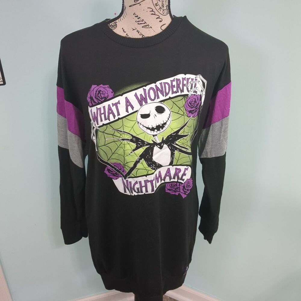 Disney What A Wonderful Nightmare Before Christmas Oversized Sweater small